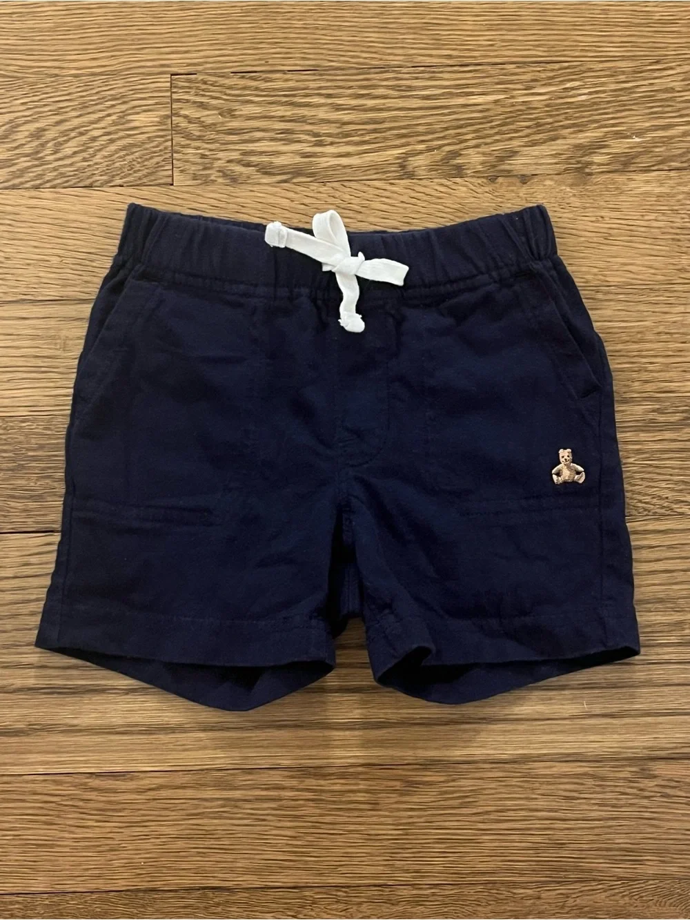 Lot of 4 Baby Gap Boys Shorts Size 12-18 Months Navy Blue Teal Khaki